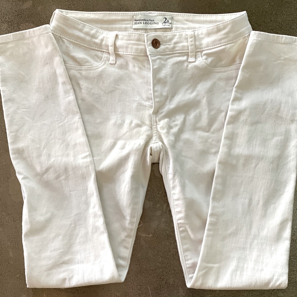 White Jean Legging -Abercrombie & Fitch